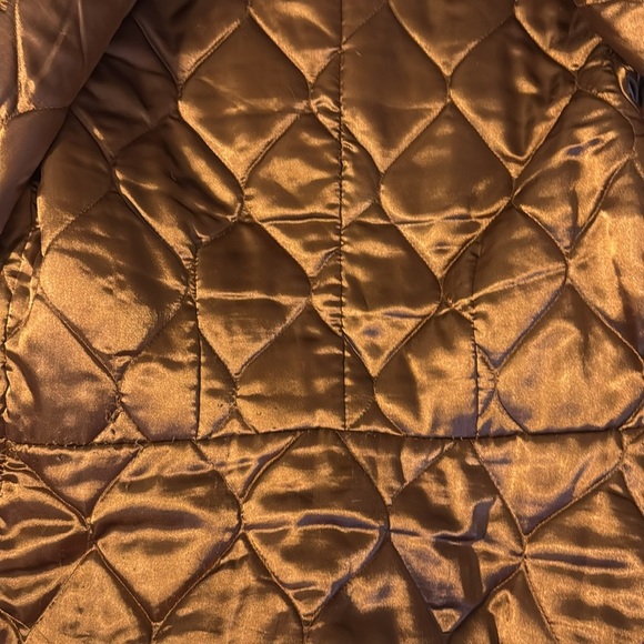 VINTAGE DANIER LEATHER JACKET WITH RABBIT FUR TRIMMING ON COLLAR AND CUFFS L - Picture 11 of 17